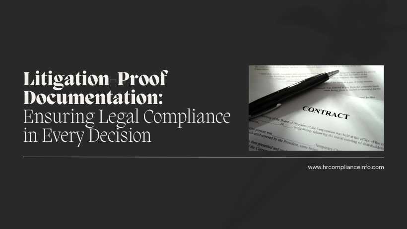 Litigation-Proof Documentation